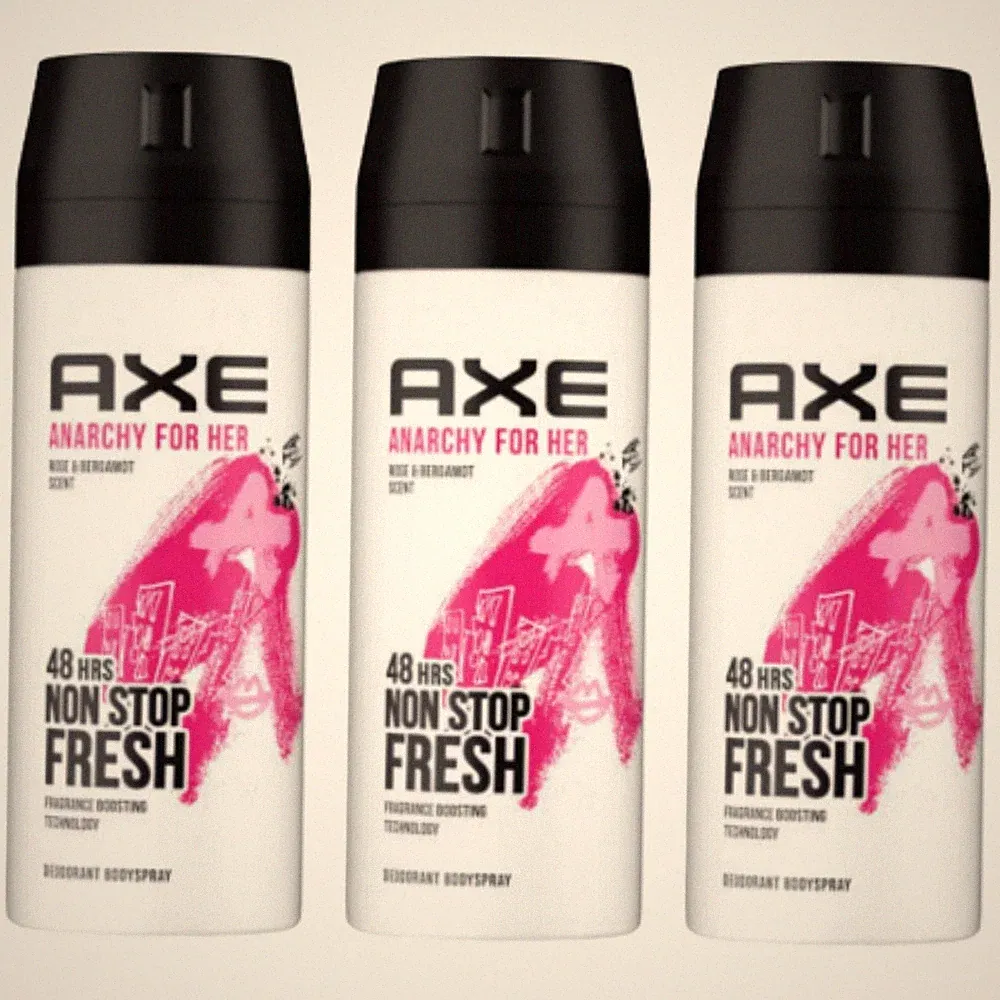 Axe Anarchy For Her Deodorant Body Spray 3 Pack 150ml Floral Fruity Fragrance