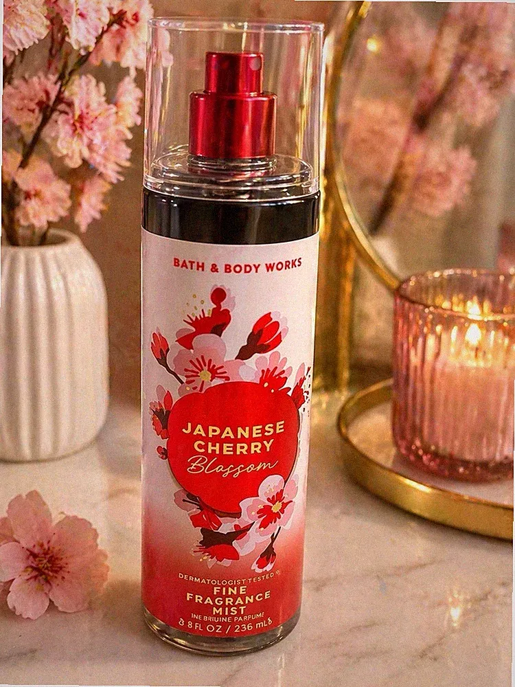 Bath & Body Works Japanese Cherry Blossom Fine Fragrance Mist 8oz Dermatologist...