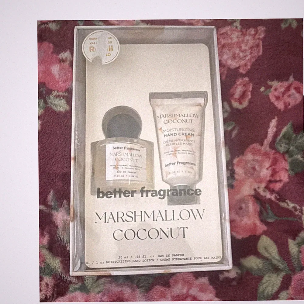 better fragrance Marshmallow Coconut Body Spray & Hand Cream Set Moisturizing