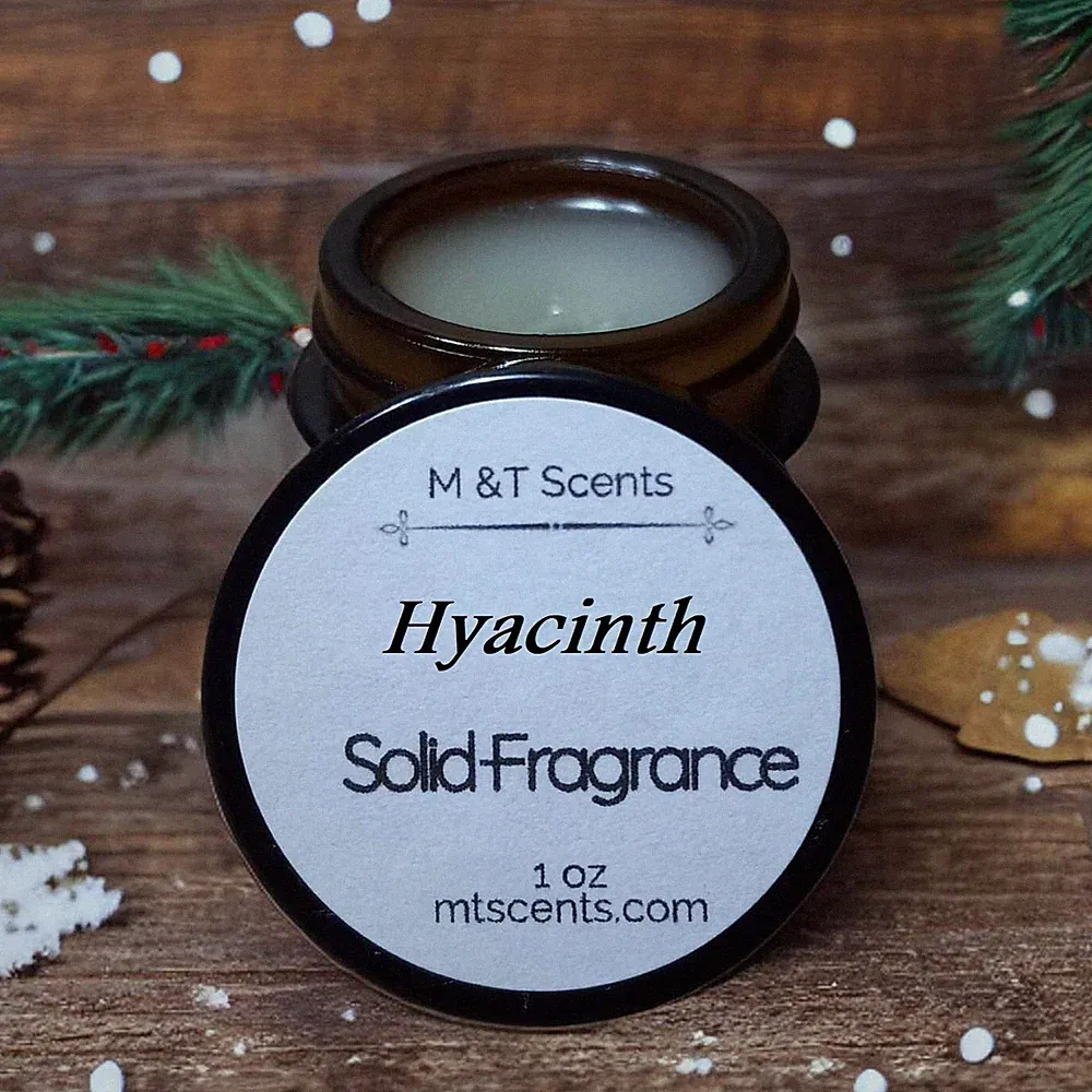 Hyacinth Solid Perfume Balm 1oz | Vintage Style Floral Fragrance